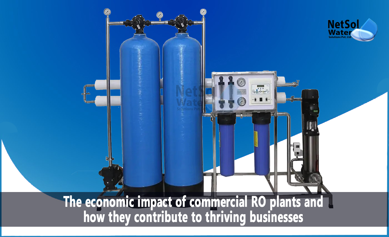 What is the economic impact of commercial RO plants