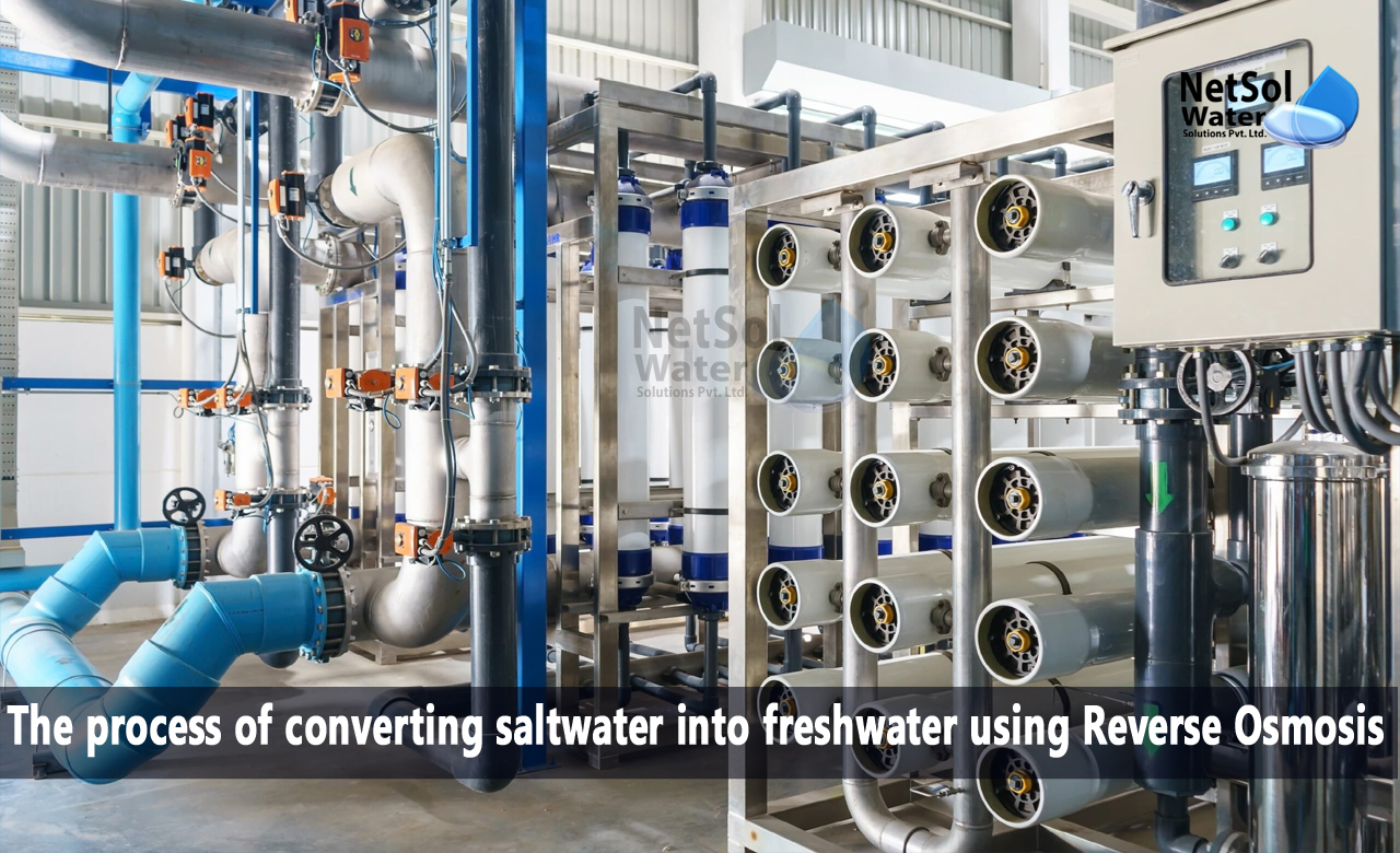 What is the process of converting saltwater into freshwater using RO, Benefits of Reverse Osmosis for Saltwater Conversion
