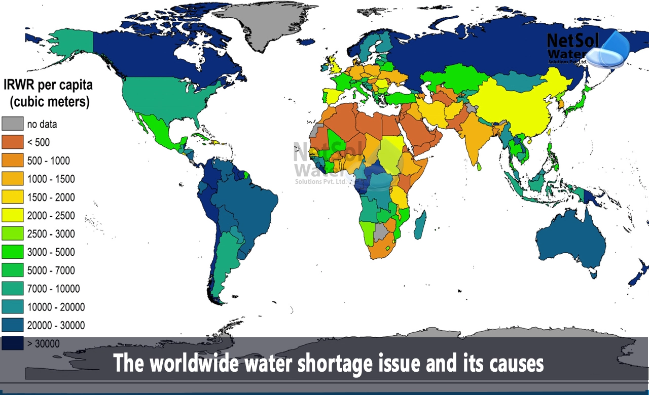 what are the causes of water shortage, The worldwide water shortage issue and its causes and effects, problems caused by water scarcity