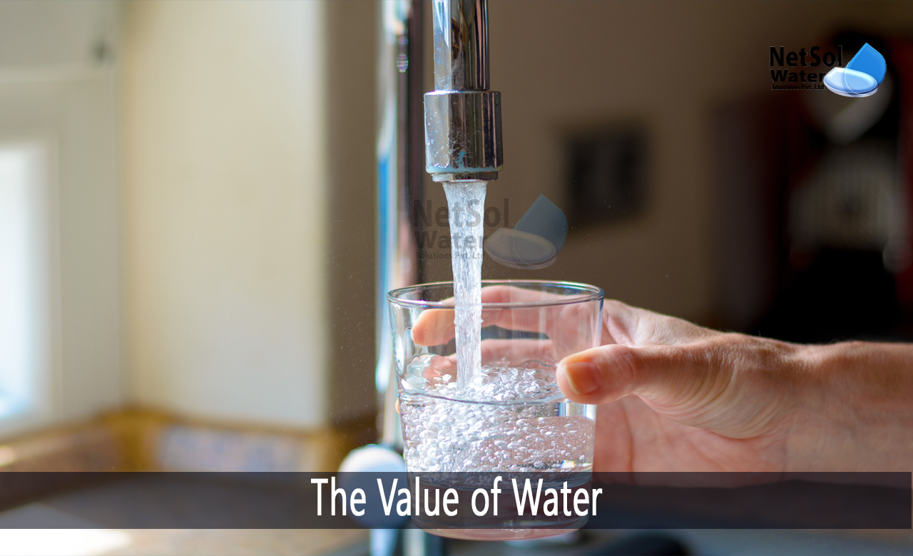 value of water in life, what are the 4 values of water, what is the calorific value of water