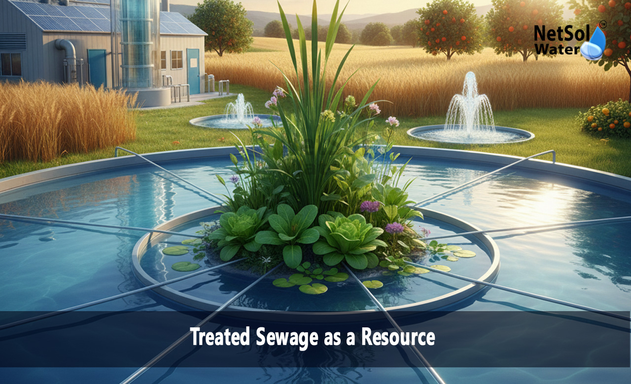 How can we utilize wastewater into a source of wealth, How is sewage treatment contributed to our economy, Which of these is the benefit of converting waste to wealth