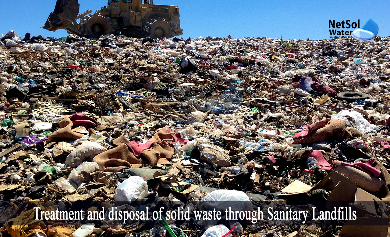 sanitary landfill method of solid waste disposal, sanitary landfill advantages and disadvantages, sanitary landfill kinds of solid waste