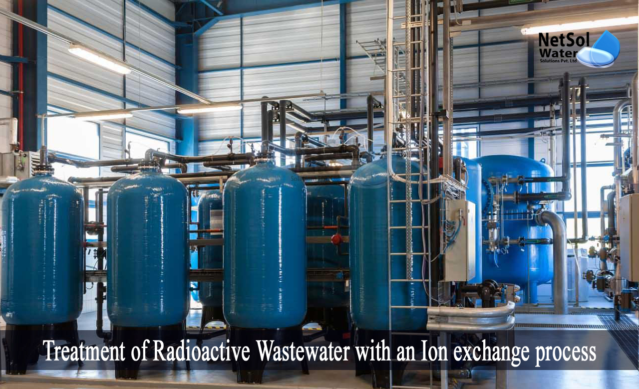 ion exchange process, application of ion exchange resin, radioactive waste disposal methods