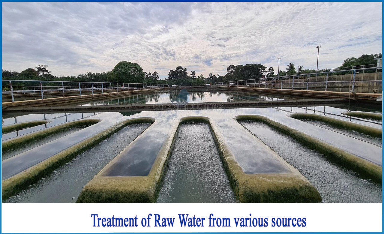 raw water treatment process, water treatment process steps, drinking water treatment process steps