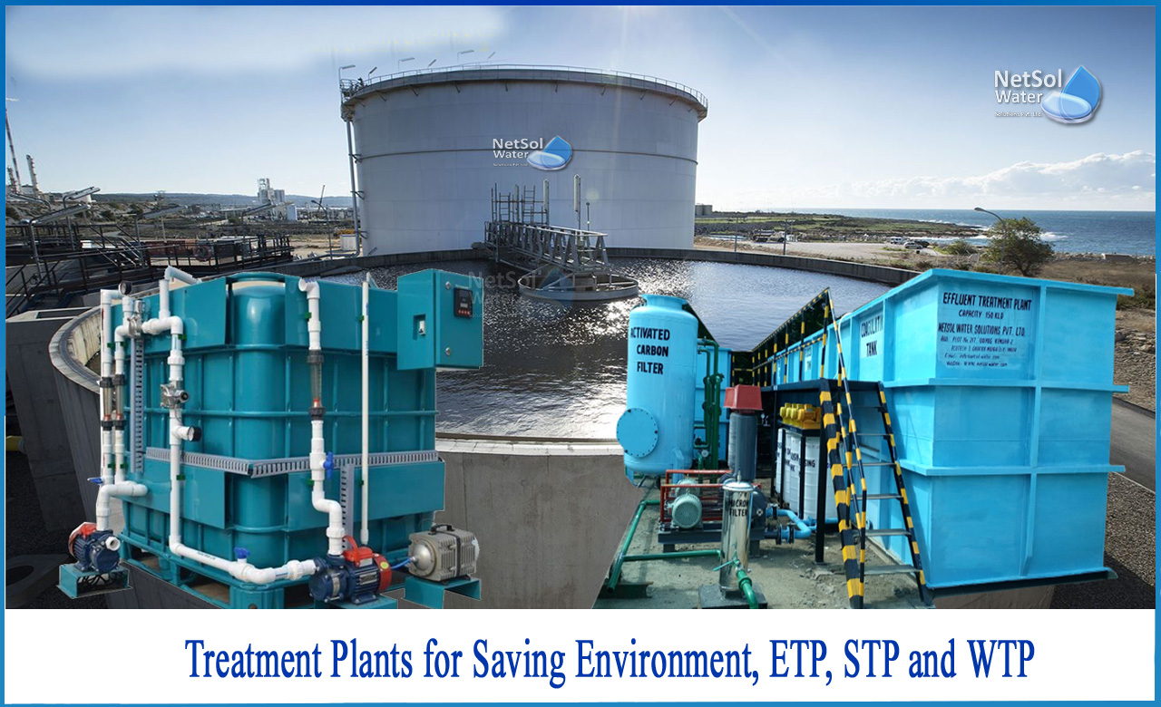 difference between water treatment plant and sewage treatment plant, difference between stp and etp, difference between stp and wtp