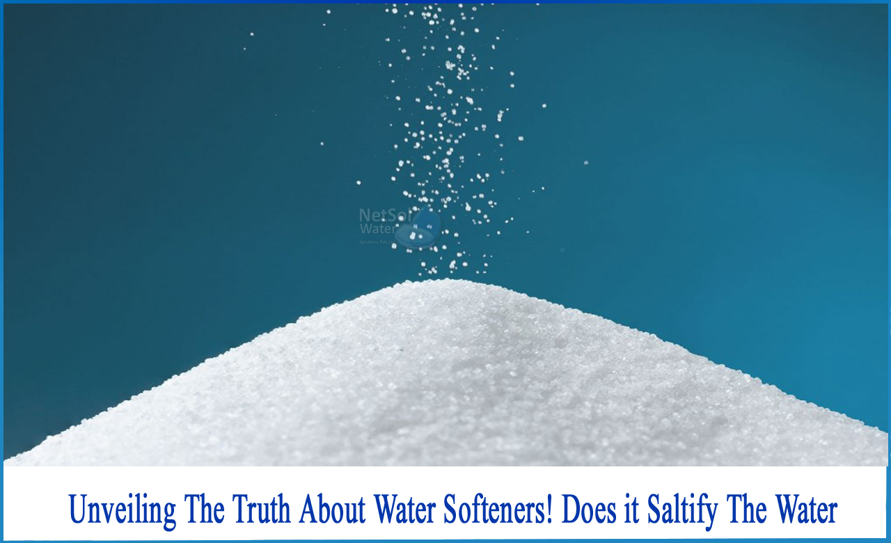 the truth about water softening, do water softeners add sodium to drinking water, what is water softener salt used for