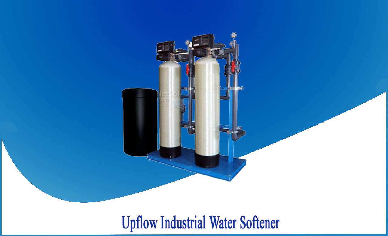 upflow industrial water softener India, upflow industrial water softener, softening of water
