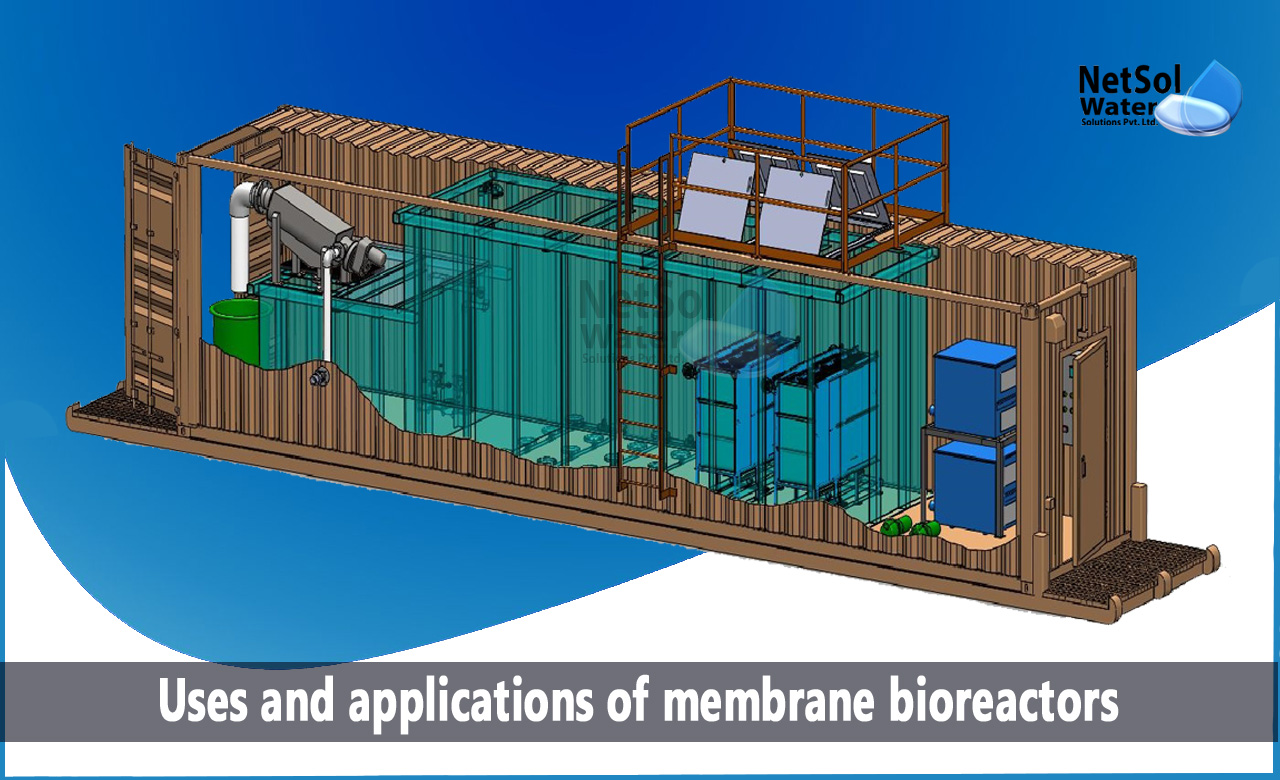 Uses and applications of membrane bioreactors, Treatment of municipal wastewater, Treatment of industrial wastewater