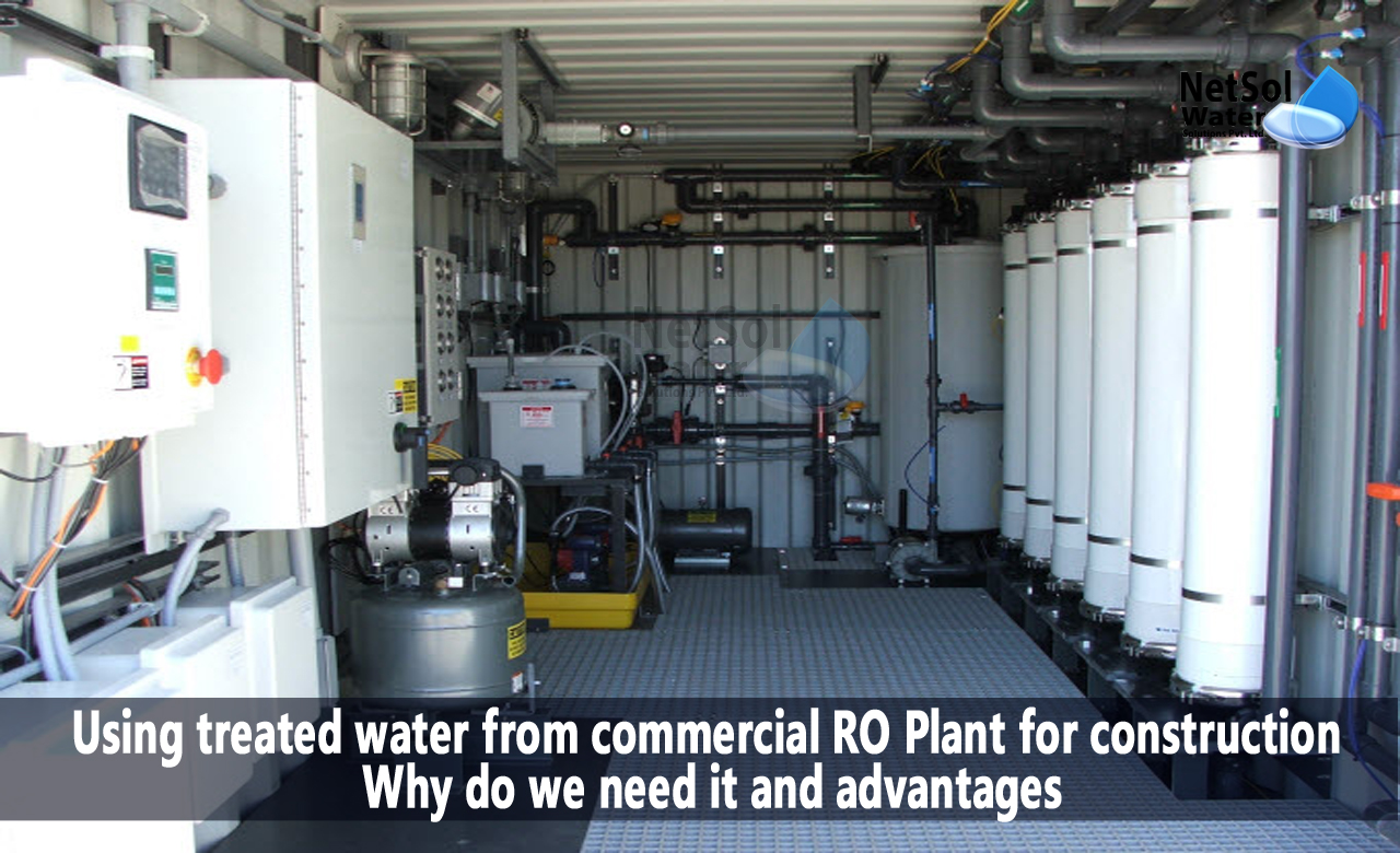 What is a commercial RO plant, Why are commercial RO plants required for construction purposes, Features of Commercial RO Plants for construction purposes