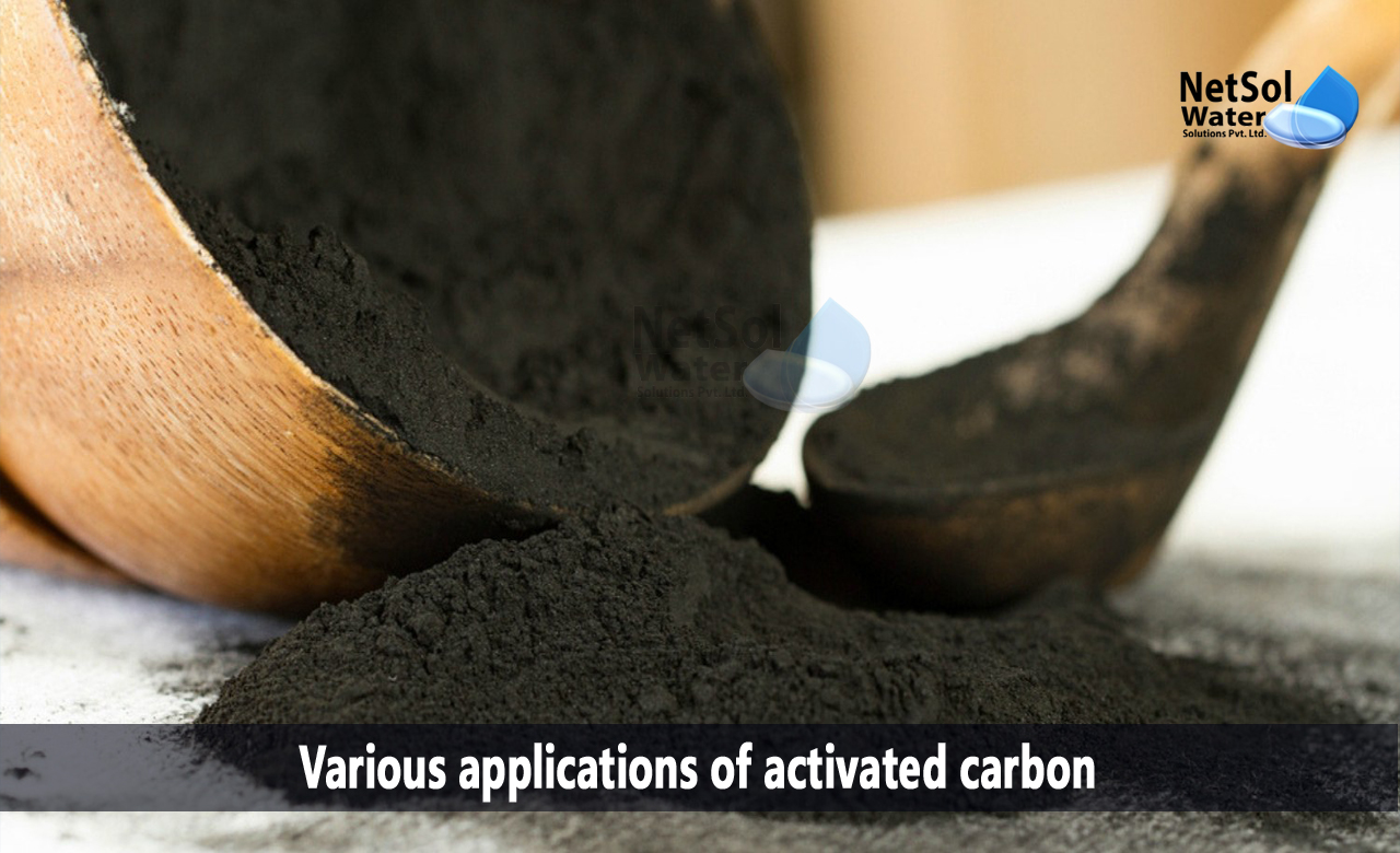 application of activated carbon in water treatment, types of activated carbon, activated carbon uses in industry