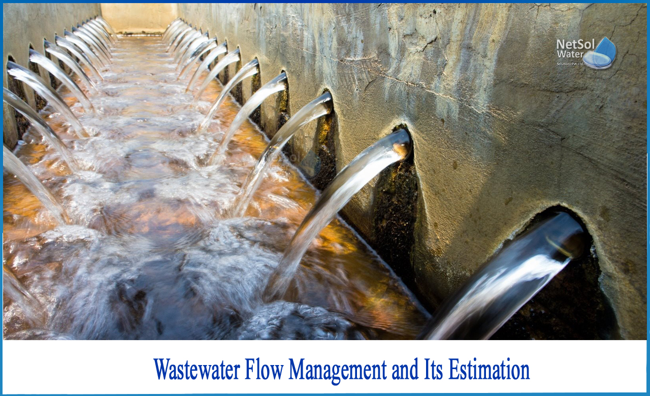 wastewater management system, wastewater management introduction, wastewater flow rates and characteristics