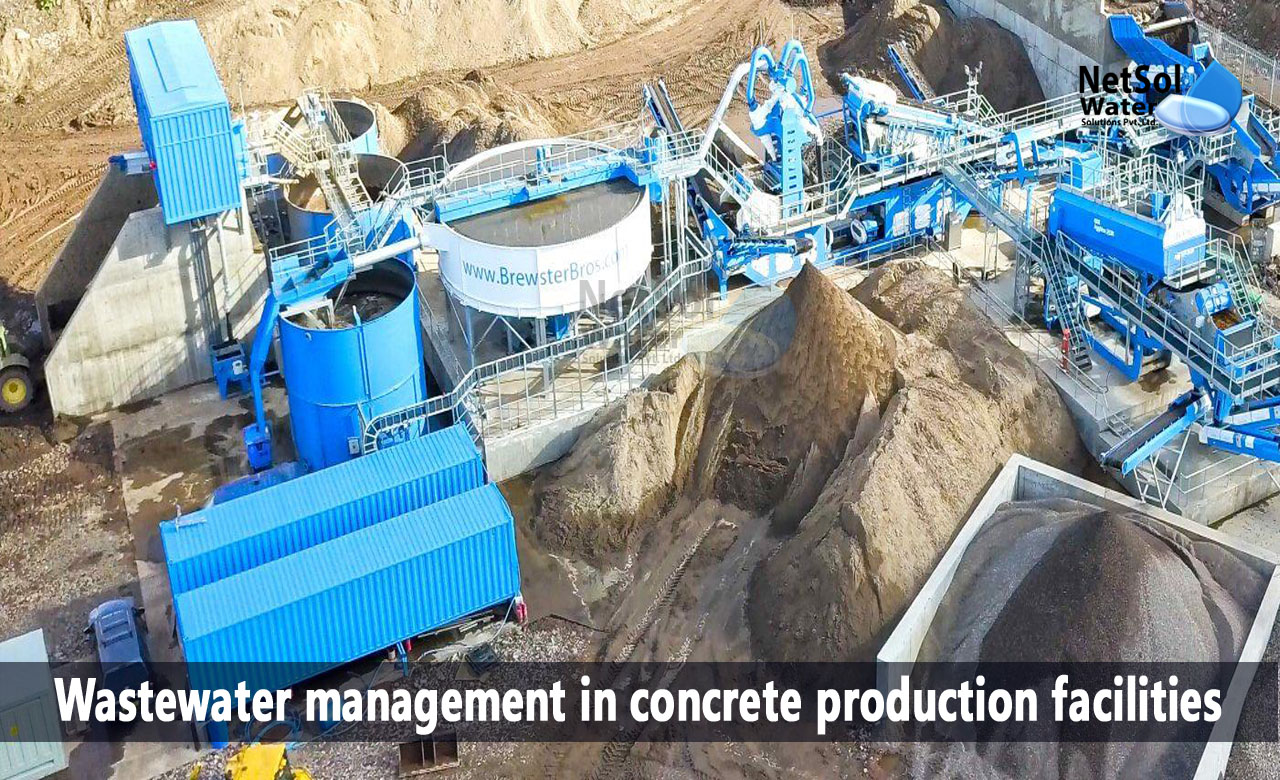 wastewater treatment in cement industry, concrete wastewater treatment, wastewater treatment