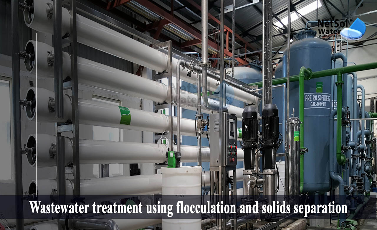 flocculation process in water treatment, difference between coagulation and flocculation, types of flocculants