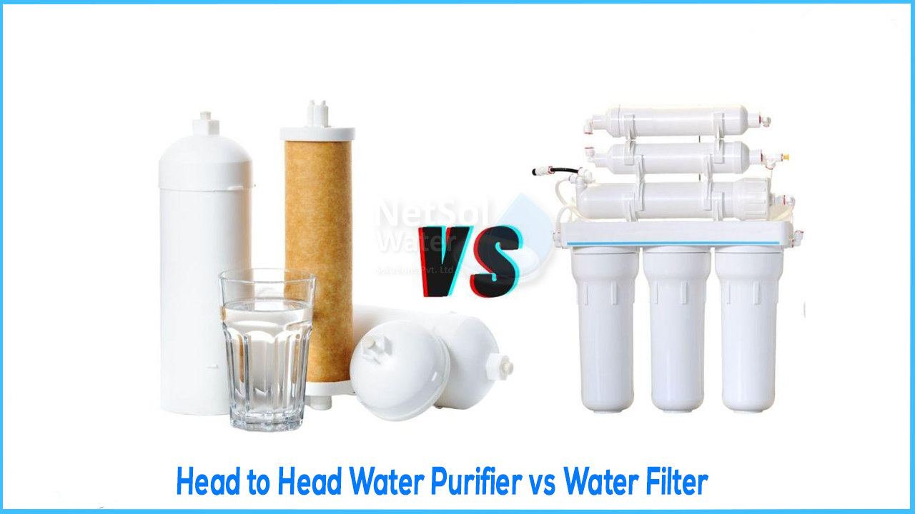 Head to Head: Water Purifier vs. Water Filter, RO Plant Manufacturer