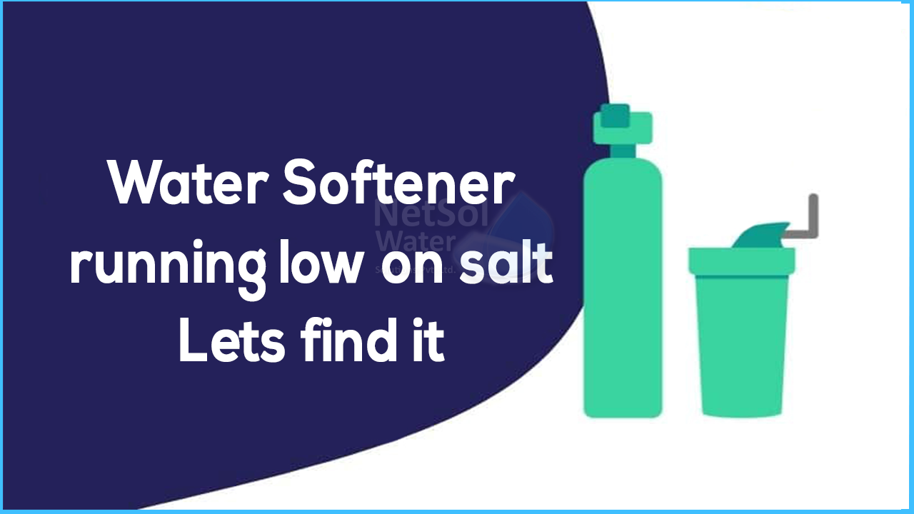 How do you reset the salt level on a water softener, low on salt softeners