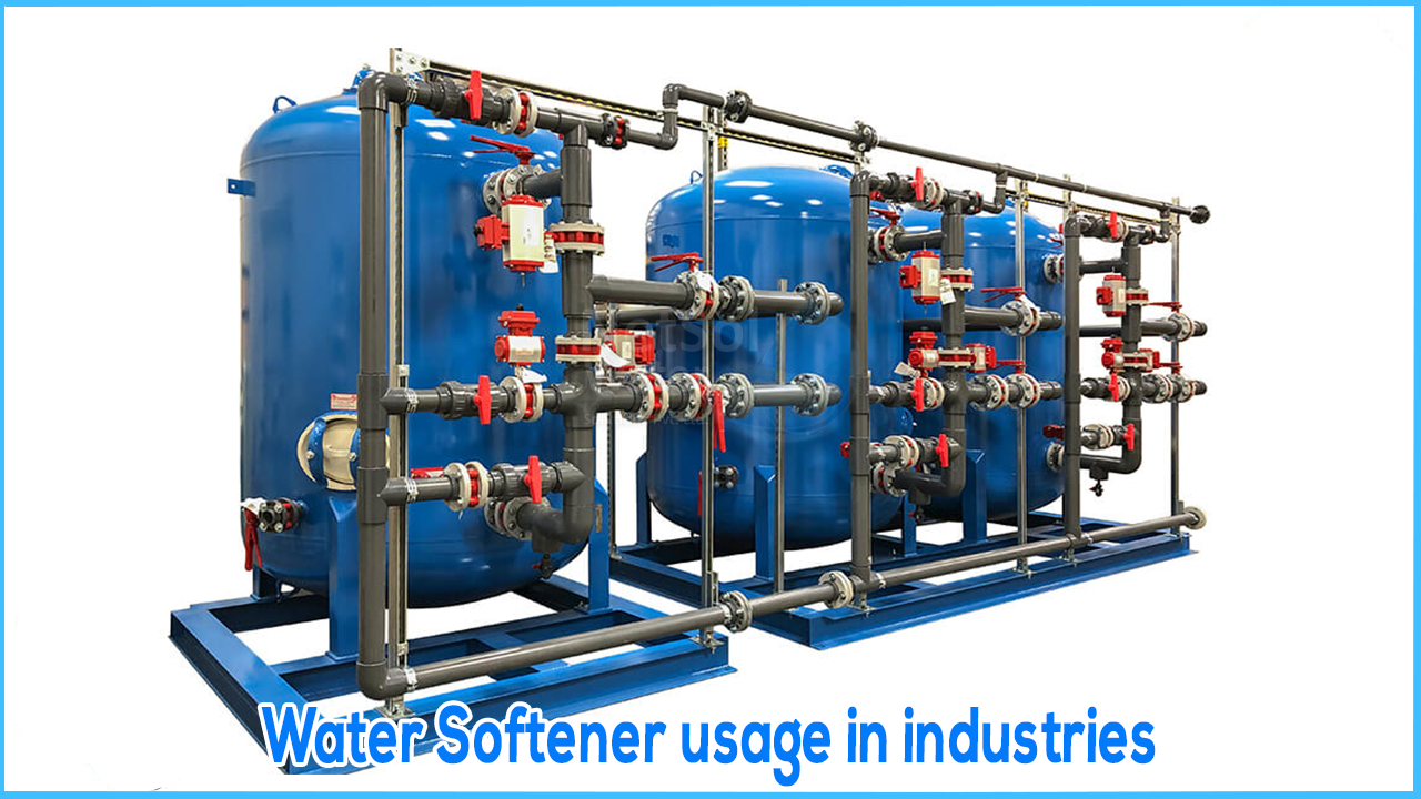 What is industrial water softener?,  Why is it necessary to soften industrial water?,  What are water softeners used for?,  Which water softening process is used mostly in the industry?