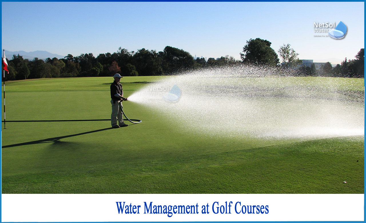 water management at golf courses, golf course water waste, how much water do golf courses use