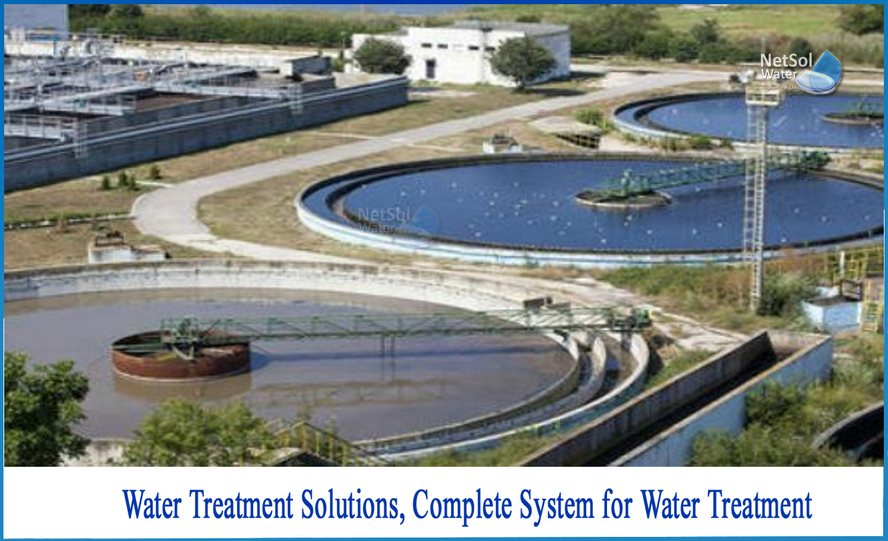 water purification system in water works, filtration in water treatment, water treatment plant