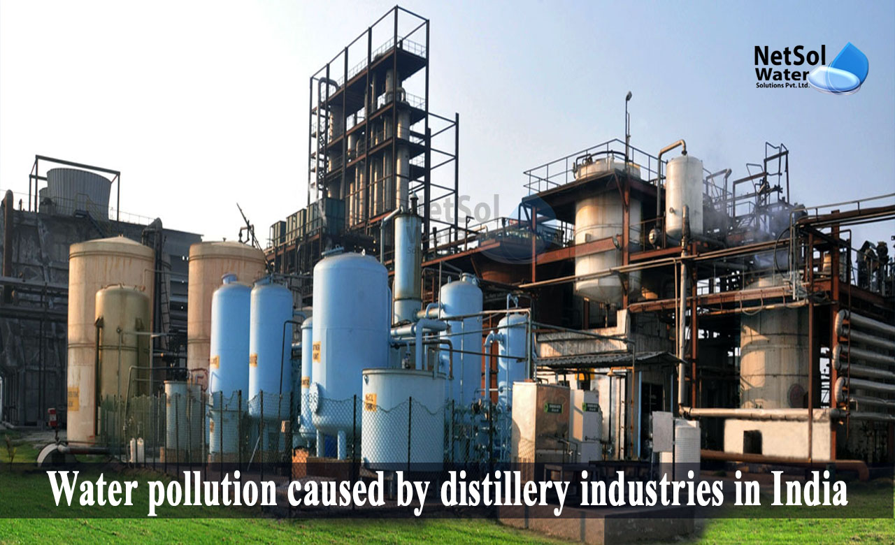environmental impact of distilleries, ph of distillery effluent, Water pollution caused by distillery industries in India
