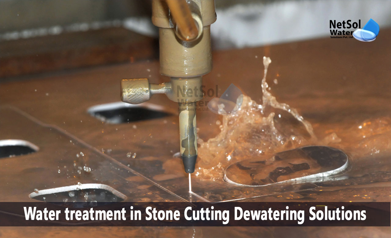 Water treatment in Stone Cutting, Stone Cutting Dewatering Solutions, Water treatment in Stone Cutting Dewatering Solutions