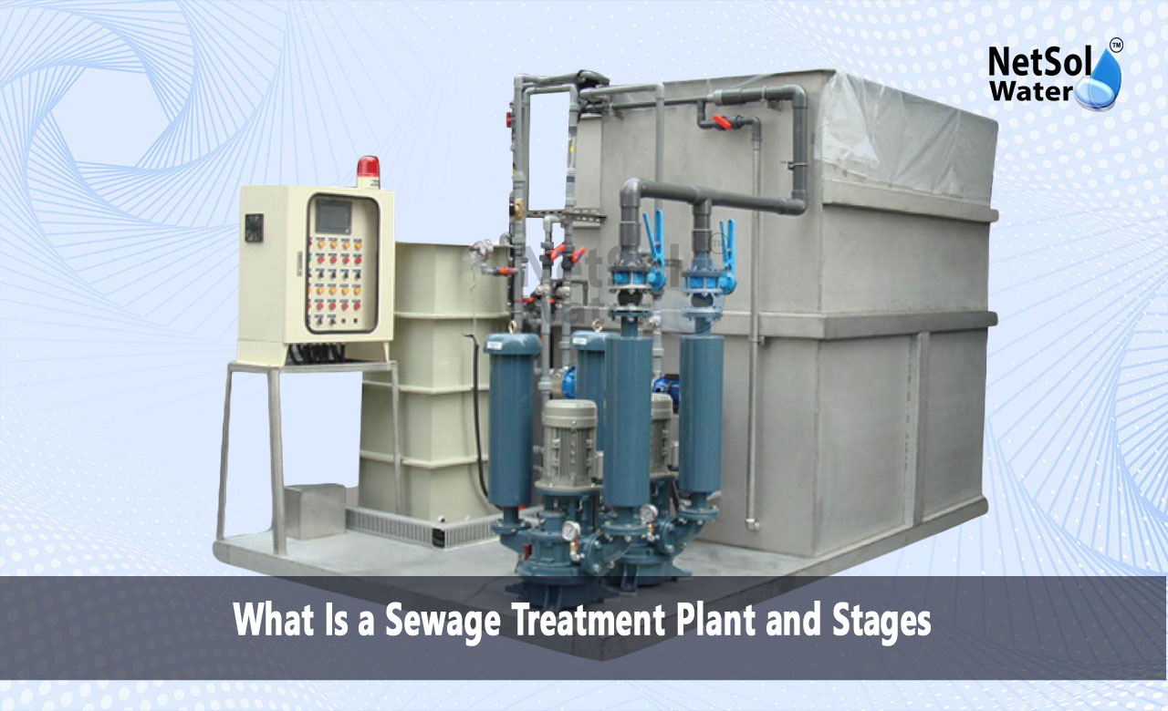 What are the 5 stages of sewage treatment, What are the 4 stages of sewage treatment plant, What is a sewage treatment plant
