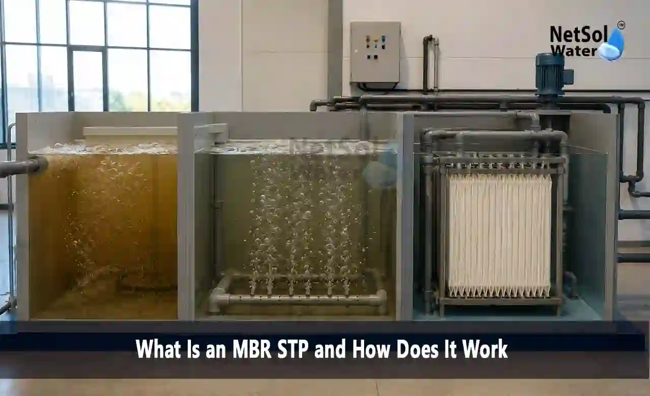 MBR STP, membrane bioreactor, sewage treatment plant, wastewater treatment, MBR technology, membrane filtration, ultrafiltration, activated sludge process, water reuse, wastewater recycling, industrial wastewater treatment, MBR working principle, effluent treatment plant, biological wastewater treatment, hollow fiber membrane