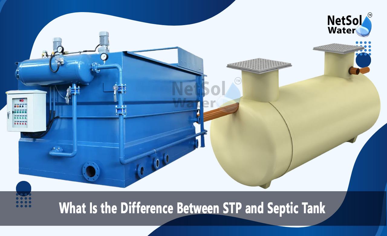 What is the difference between a septic tank and a STP, What is the difference between a septic tank and a sewage treatment plant, What is the difference between fresh sewage and septic sewage