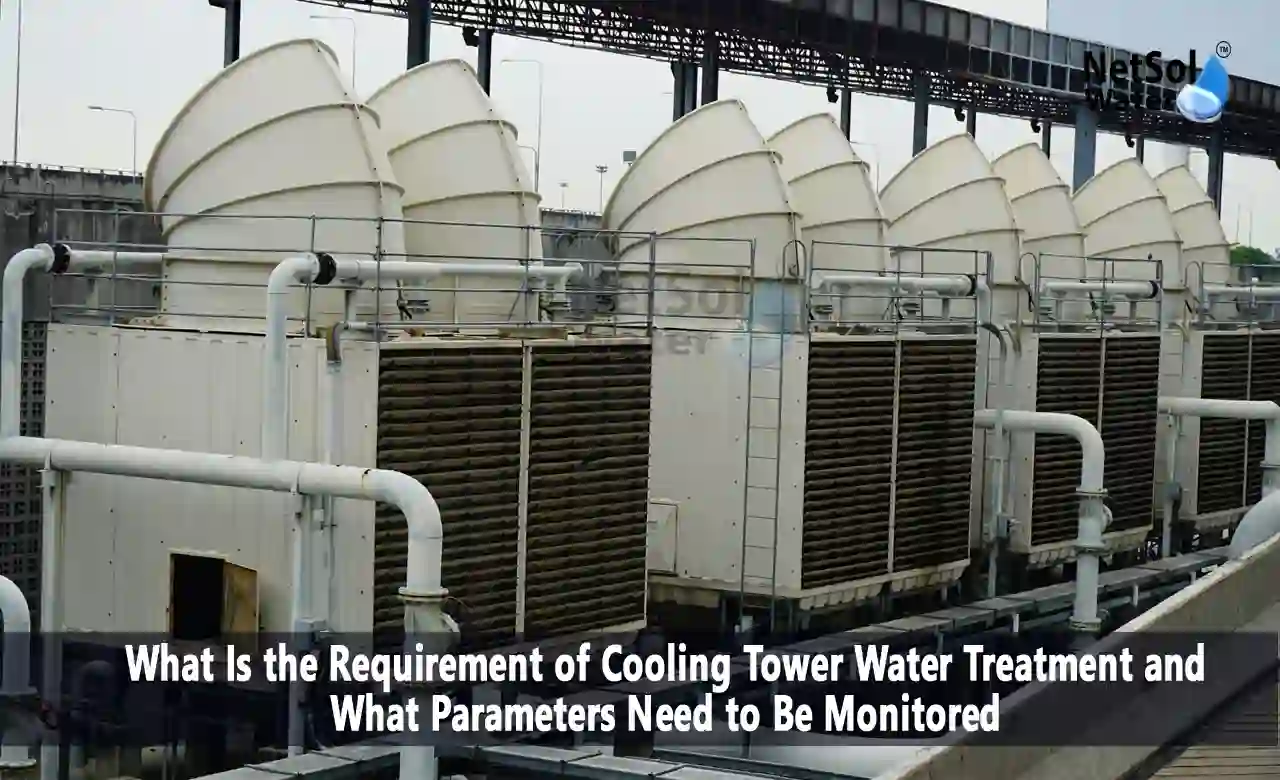 Cooling tower recirculation rate calculation, Cooling tower parameters, Cooling tower water TDS limit