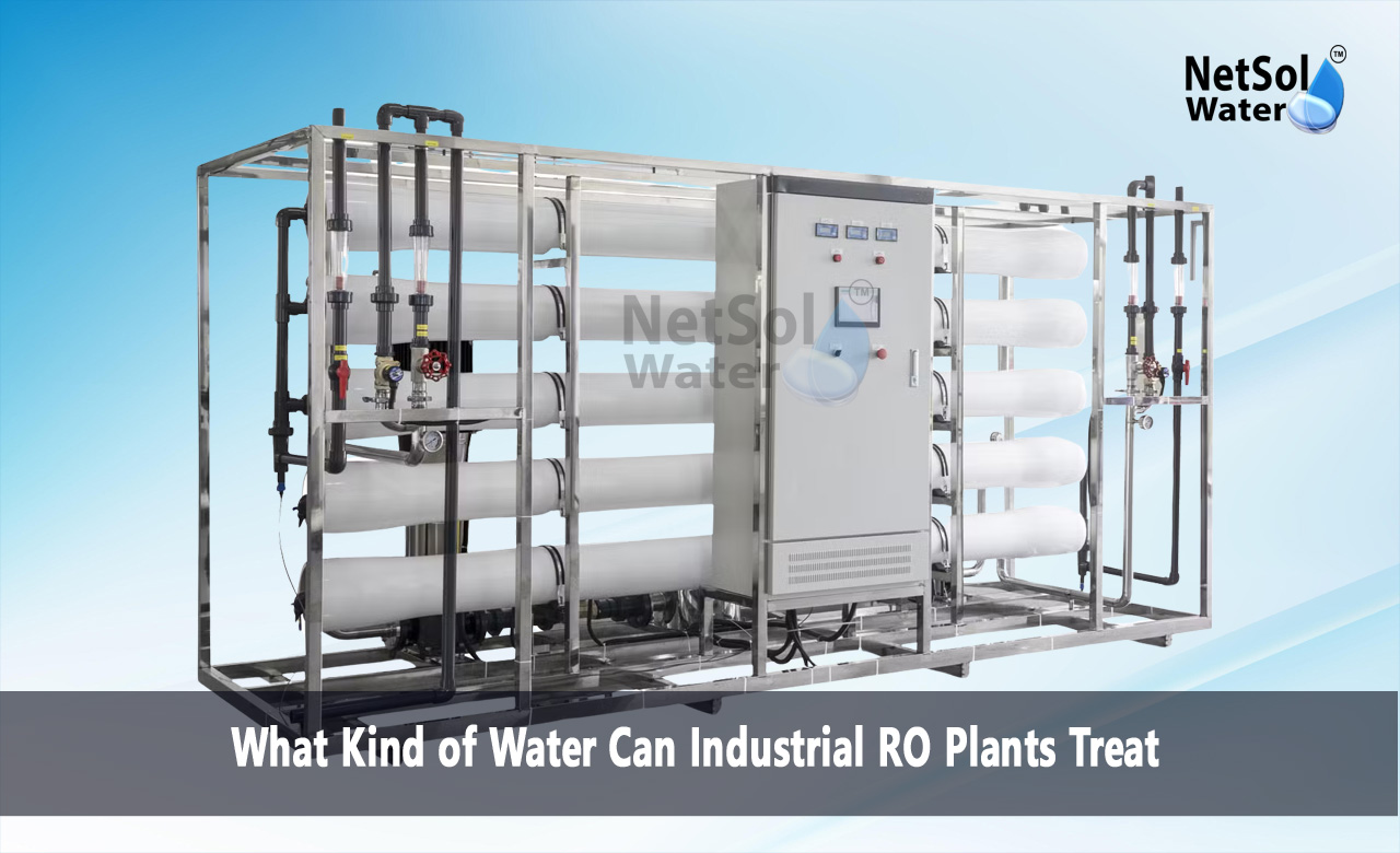 Which water is treated in water treatment plant, What can you use RO waste water for, What is the use of RO in water treatment