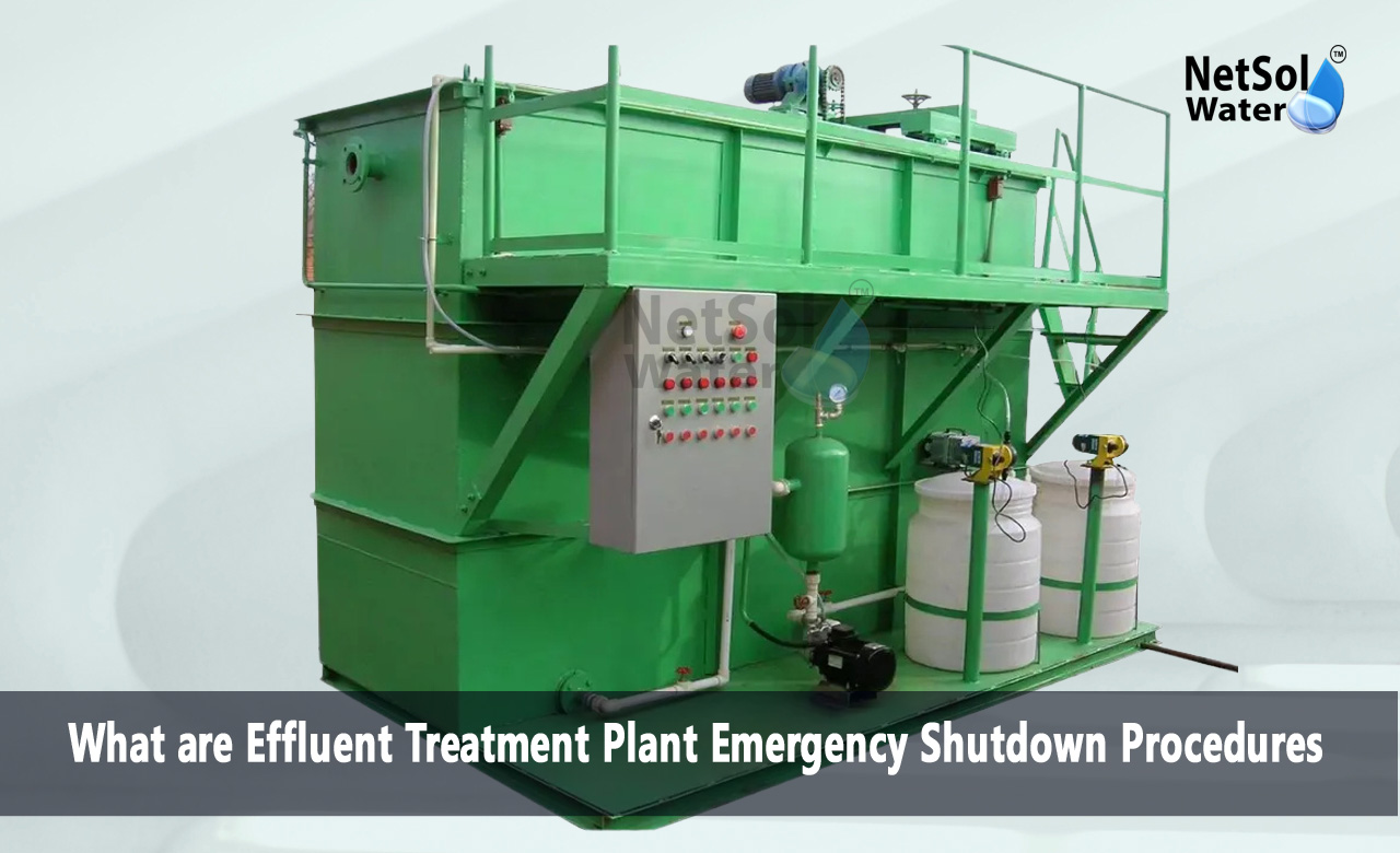 What is an emergency shutdown procedure, Emergency response plan wastewater treatment plant, Common Reasons for Emergency Shutdowns of ETP Plant