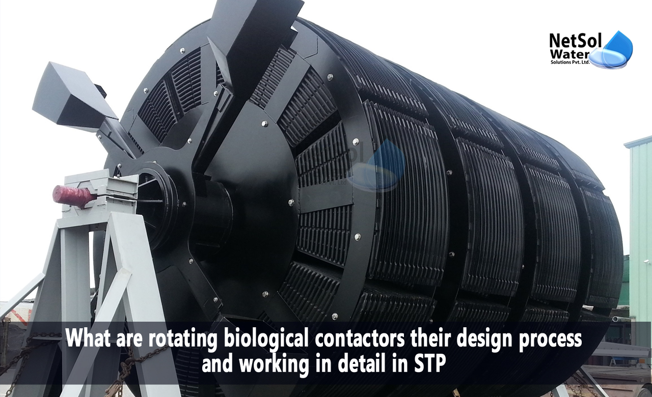 rotating biological contactors, sewage treatment plants