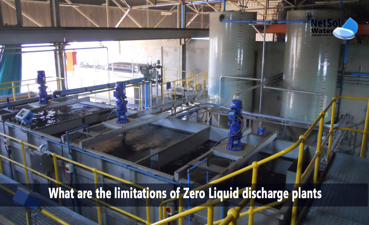 Limitations of ZLD Plants, limitations of Zero Liquid discharge (ZLD) plants