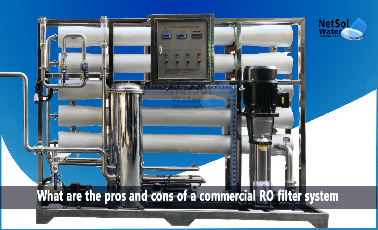 pros and cons of a commercial RO filter system