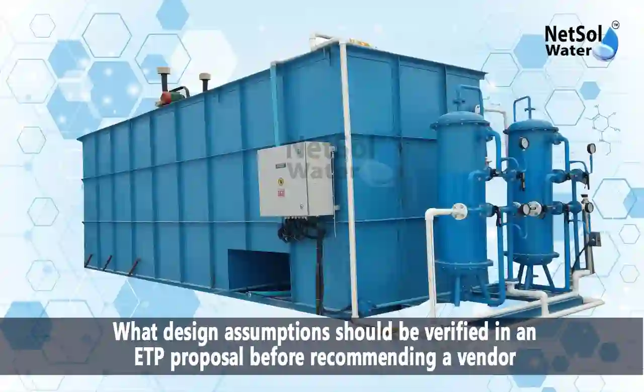 ETP proposal, ETP proposal checklist, Effluent Treatment Plant proposal, Effluent Treatment Plant Manufacturer, ETP design assumptions, ETP vendor selection, industrial ETP design