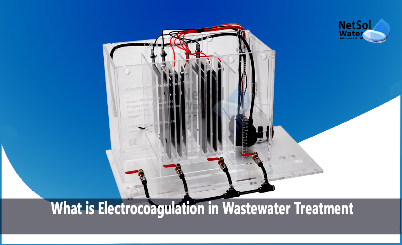 electrocoagulation wastewater treatment, electrocoagulation process for wastewater treatment, What is electrocoagulation in wastewater treatment