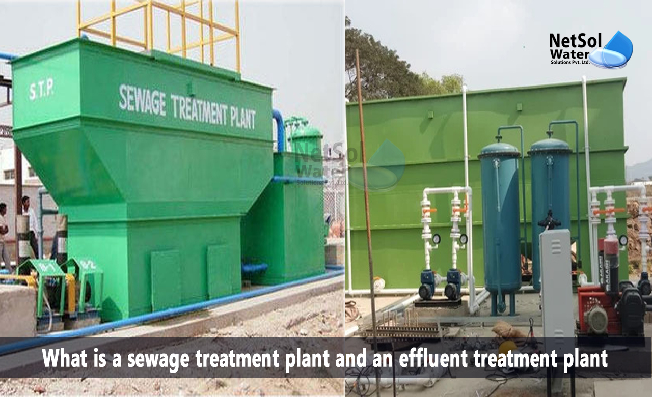 what is effluent treatment plant, difference between stp and etp, What is a sewage treatment plant