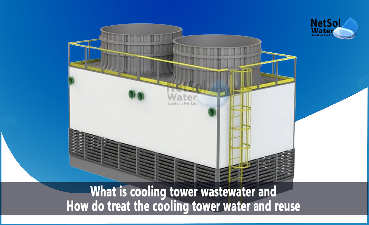 How do treat the cooling tower water and reuse, What is cooling tower wastewater