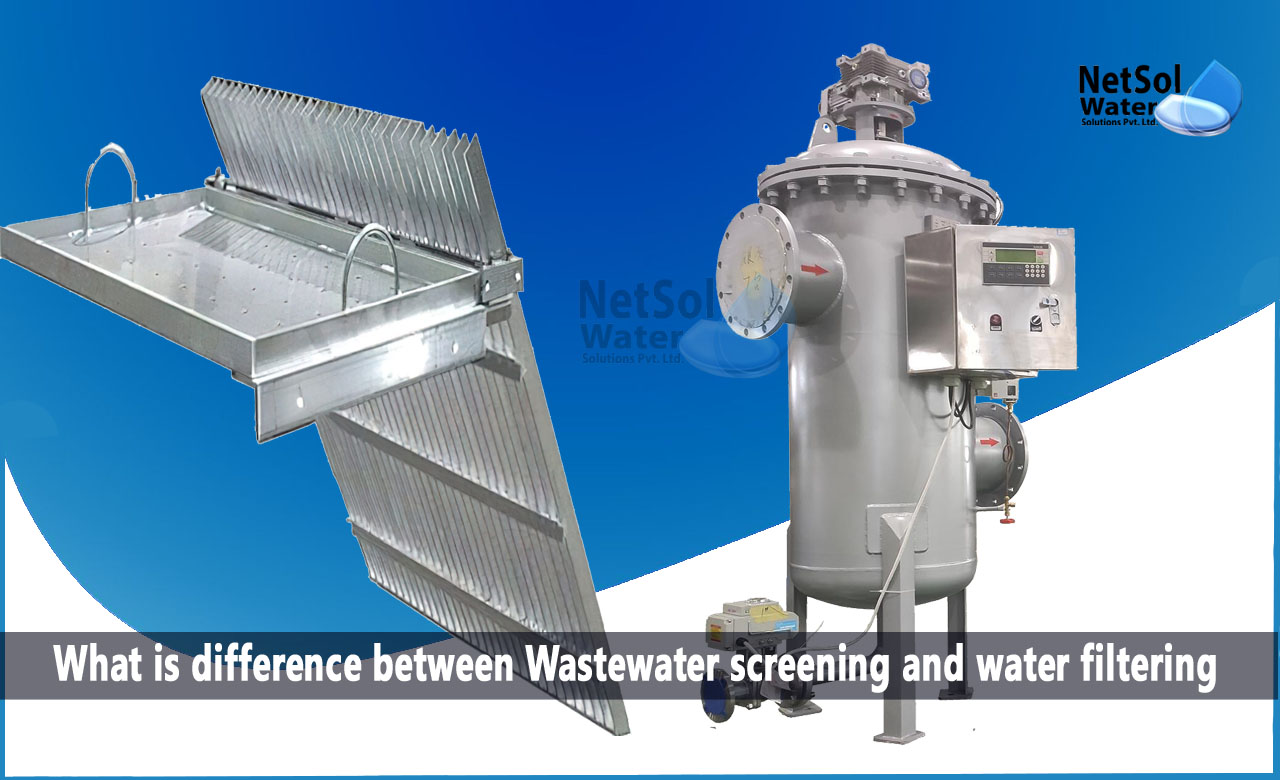 What is wastewater screening, What is wastewater filtering