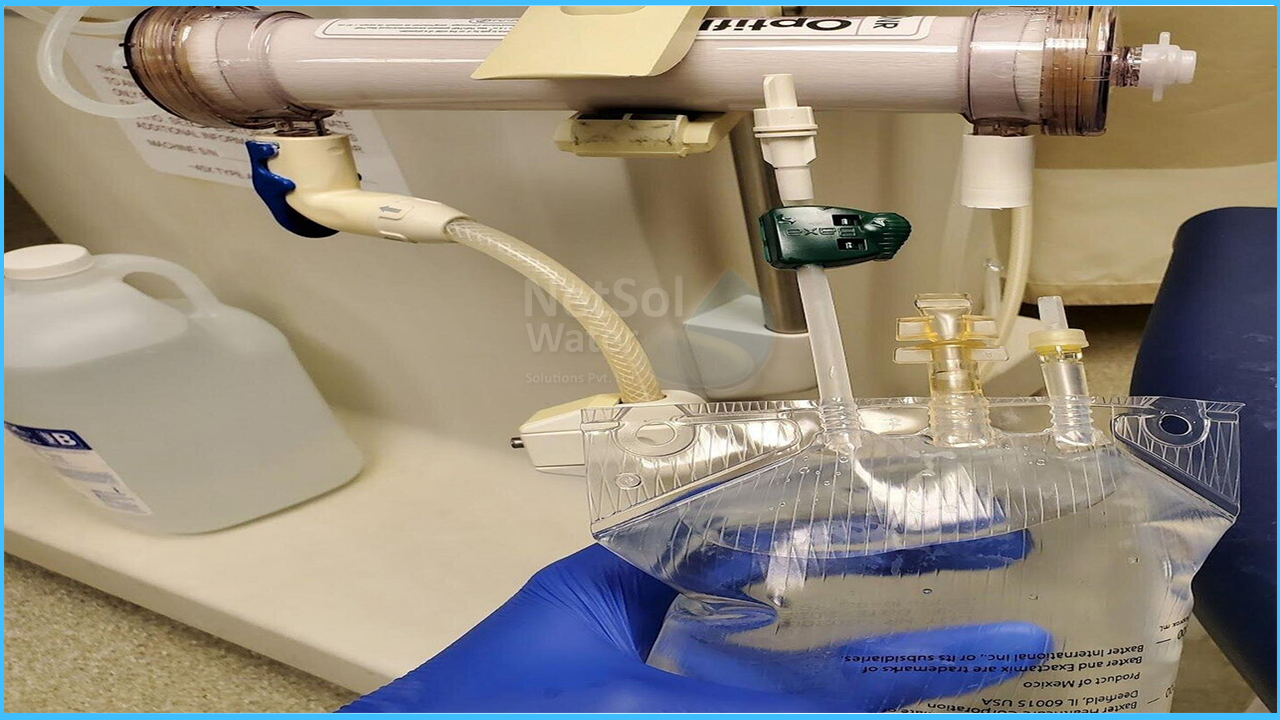 What is product water in kidney dialysis?