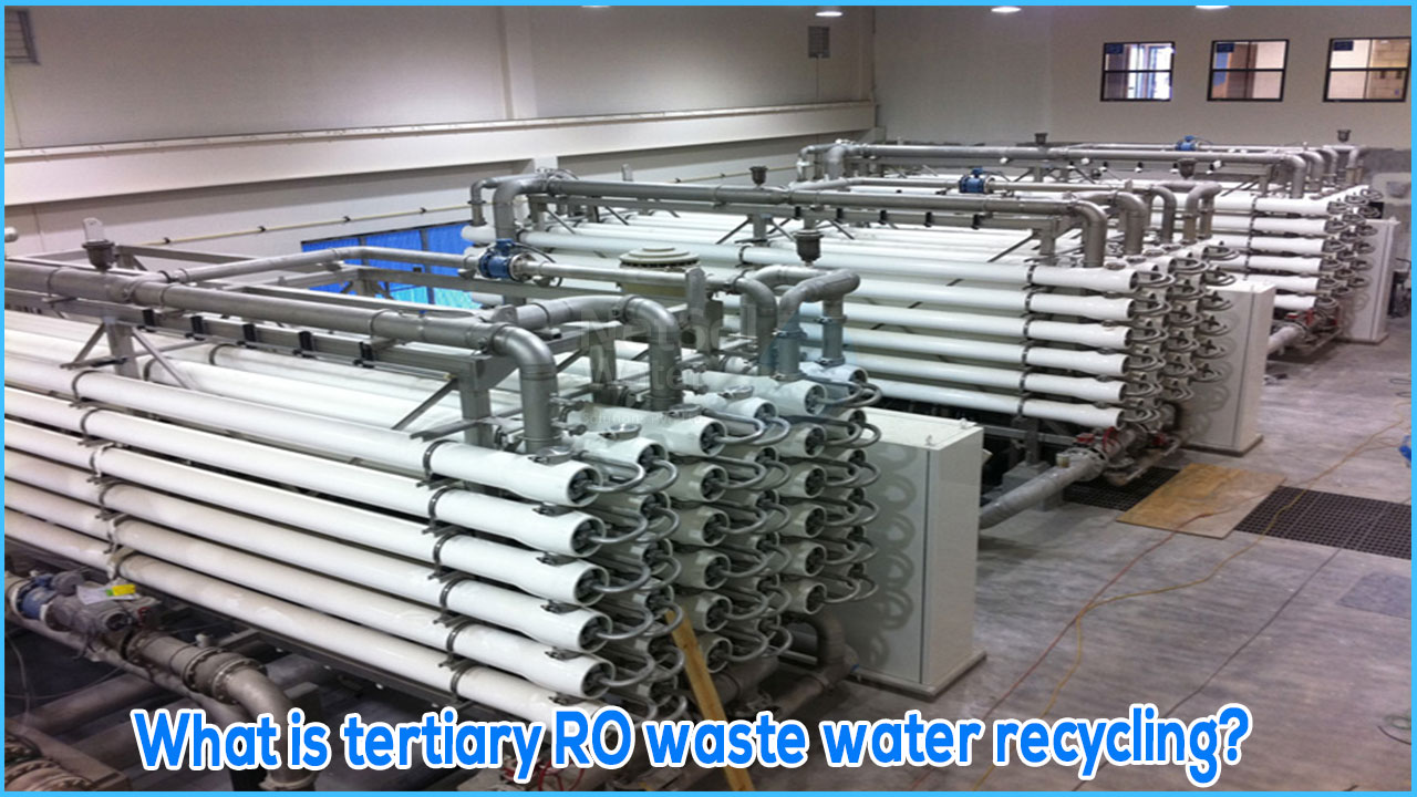 Tertiary RO waste water recycling