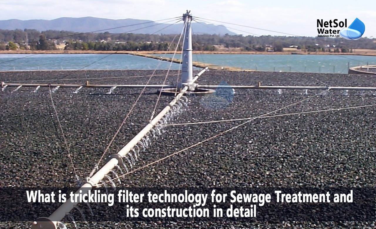 Trickling Filter Process, Construction of trickling bed filters, Leading providers of Sewage Treatment Plants in India