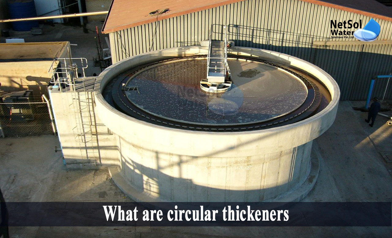 circular clarifier parts and functions, clarifier tank, clarifier and sedimentation tank, circular thickeners