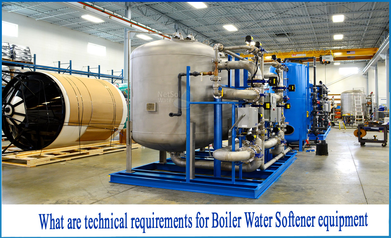 boiler water softener operation, water softener for steam boiler, industrial boiler water softener
