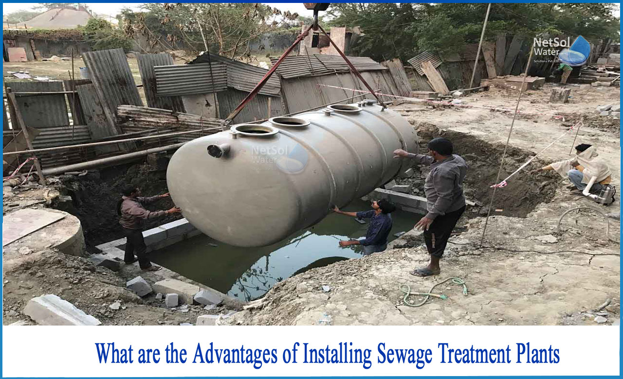 advantages and disadvantages of sewage treatment plant, social benefits of wastewater treatment, problems with sewage treatment plant