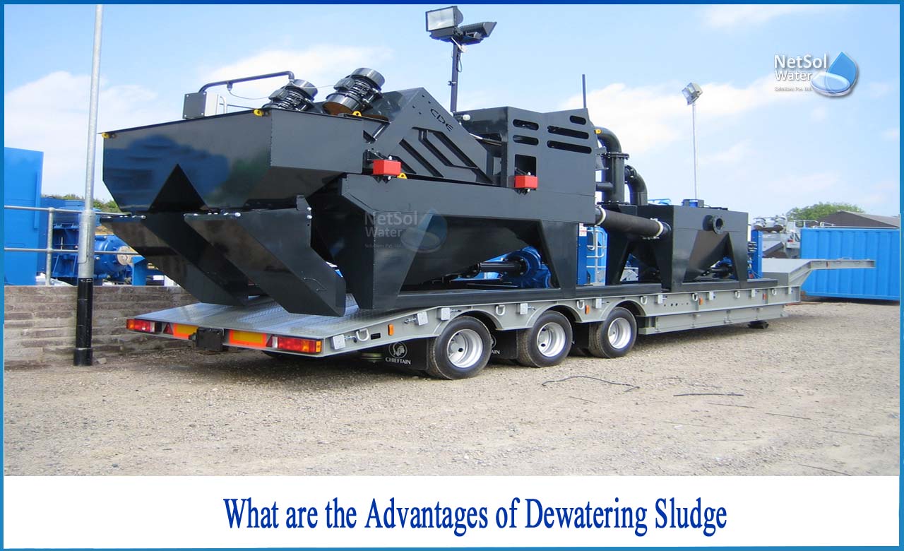 advantages and disadvantages of dewatering, methods of dewatering of sludge, sludge dewatering system