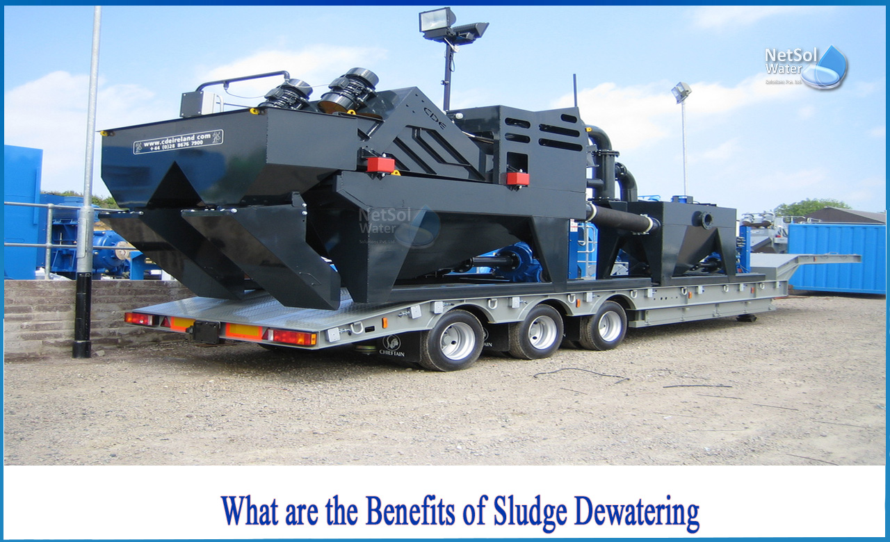 what is sludge dewatering process, purpose of sludge dewatering, advantages and disadvantages of sludge treatment