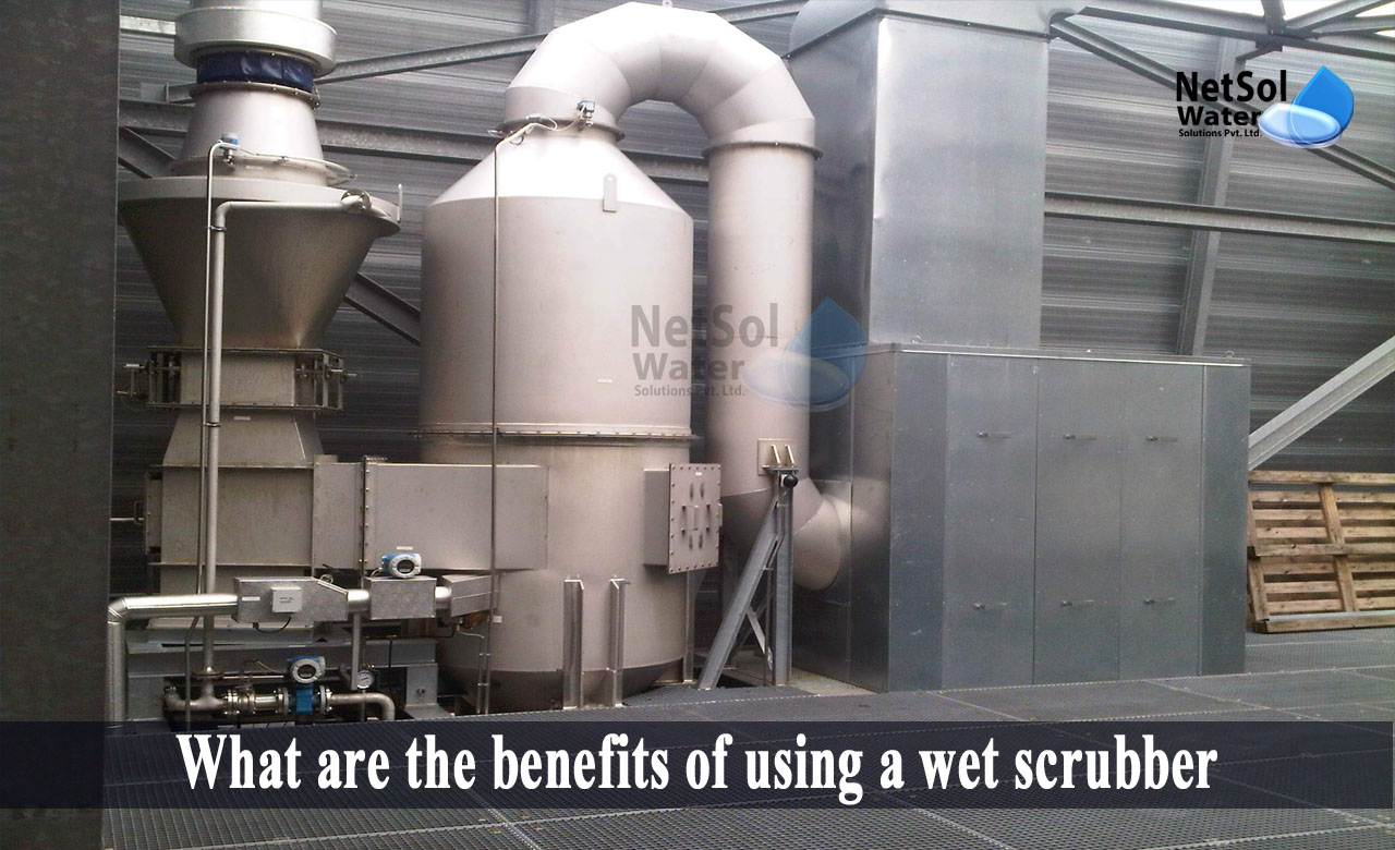 wet scrubber working principle, wet scrubber advantages and disadvantages, what is a wet scrubber