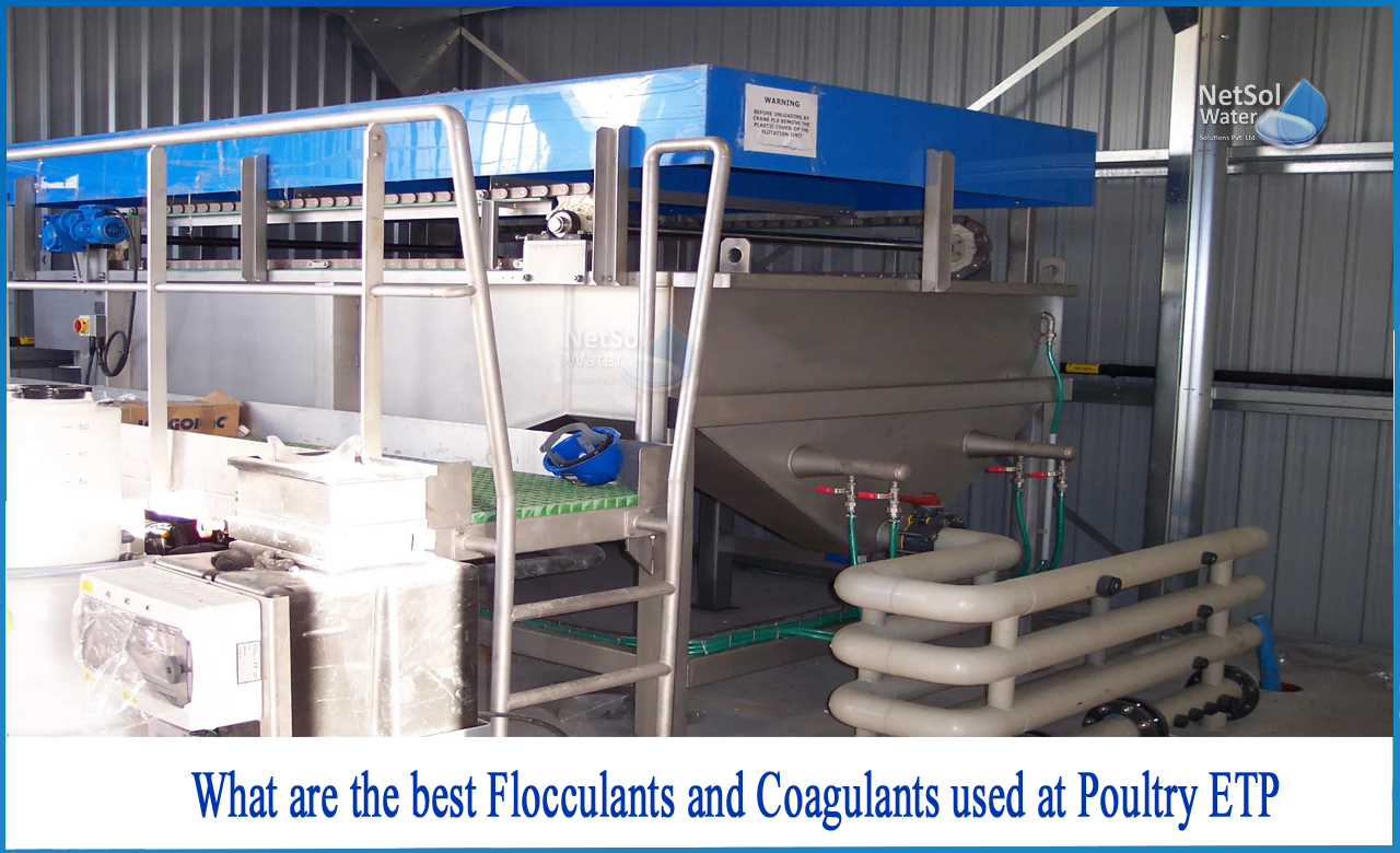 coagulants used in water treatment, flocculants used in water treatment, types of flocculants, types of coagulants