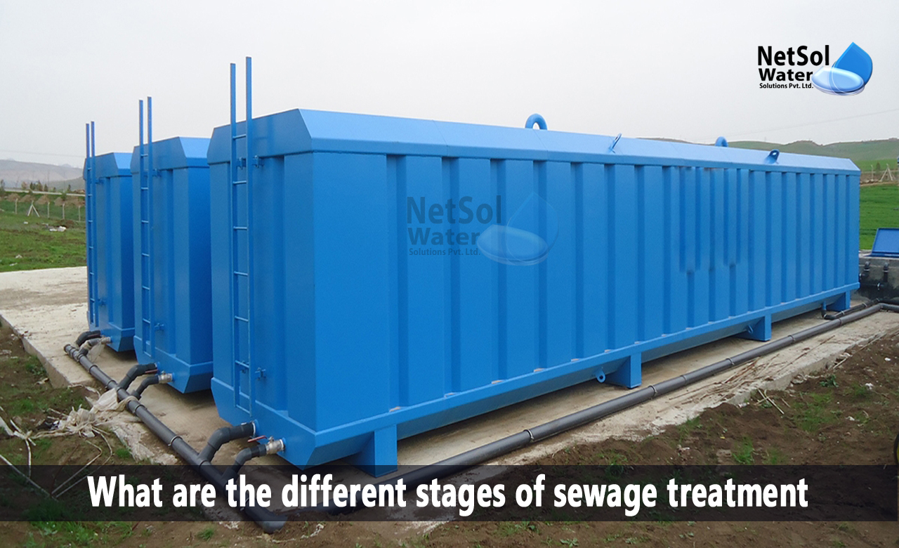 sewage treatment process, stages of water treatment, sewage treatment plant process