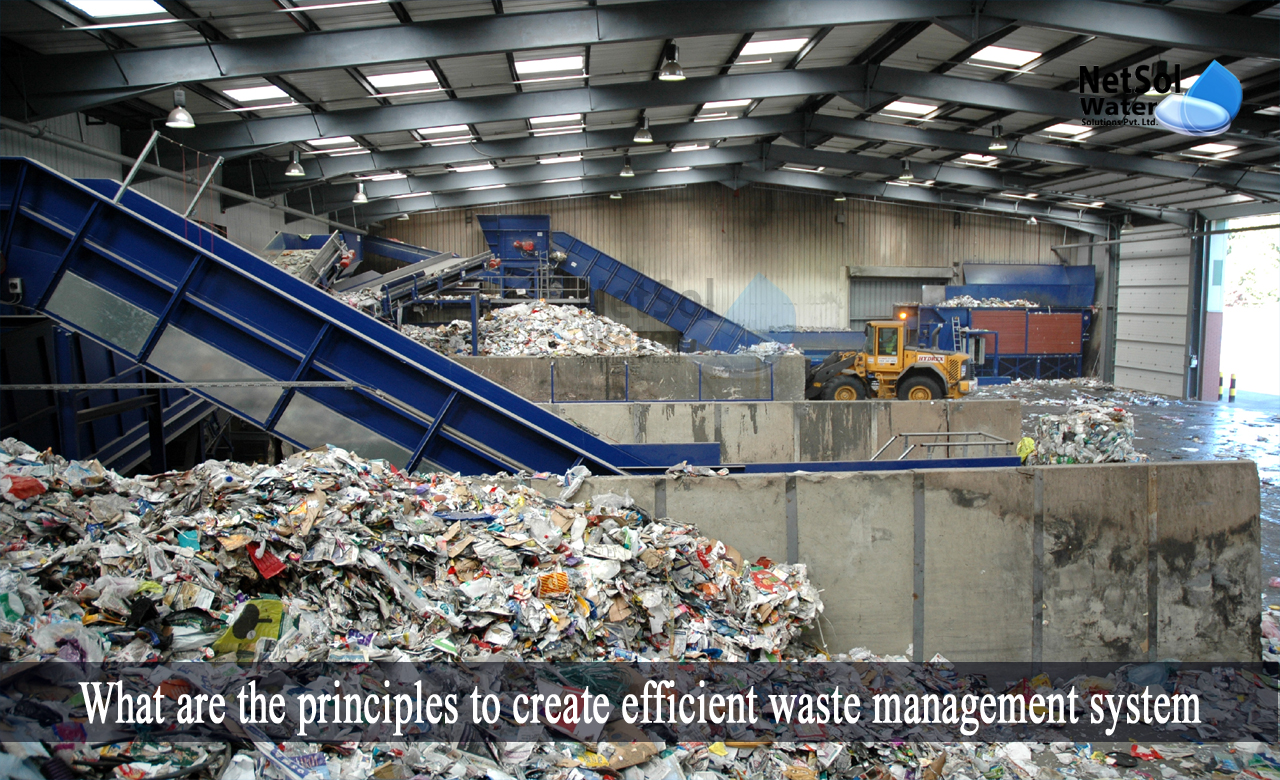 principles of waste management, what is the principle of waste management, principles of solid waste management